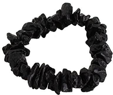 budawi® elastisches Tektit Edelstein Nugget Armband Stretcharmband Armschmuck
