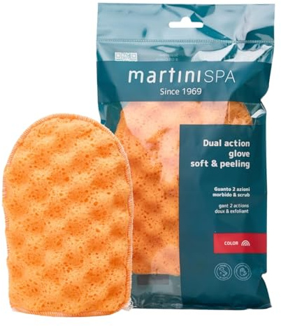 MartiniSpa Massage Color Double Action Massagehandschuh, Doppelzoll, 20 g
