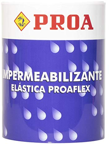 Impermeabilizante elástica para fachadas Teja. 750 ML. Proaflex PROA. Antigoteras.
