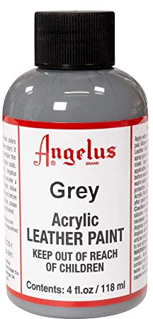Angelus Acryl Leder Farbe 118ml / 4oz (Grau / Gray)