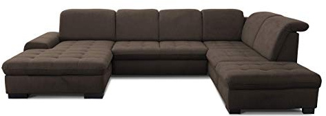CAVADORE Lexi Esquina, Madera, Olympia Clean Espresso, Longchair Links