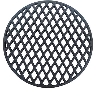 Cast iron grill with a diameter of 46.5 cm for Kamado (such as Big Green Egg, Kamado Joe Classic etc.)