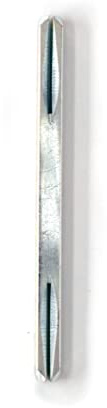FixitFlo Spindle Bar Replacement for Door Handle 8mm Plain or Split 100mm 110mm 120mm 130mm 140mm or 150mm Steel Zinc Finish. Pack of 1 (Split 110mm x 8mm)