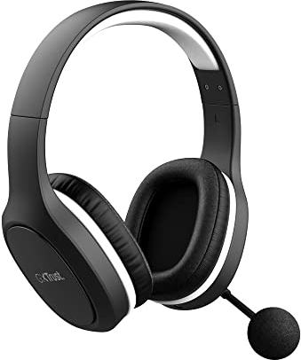Trust Gaming GXT 391 Thian Casque Gamer sans Fil, Casque Gamer PS4, PS5, PC, 5.8 Ghz, Récepteur USB, Over Ear, Rechargeable, Multi-Platform, Casque Gaming avec Microphone, Léger et Durable - Noir
