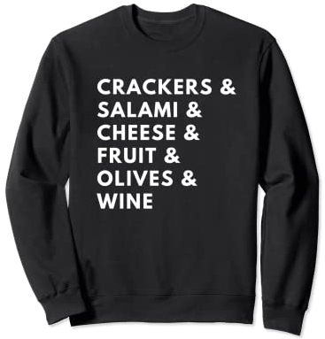 Planche à charcuterie - Plateau à fromage - Cadeau d'hôtesse - Cadeau de fête Sweatshirt