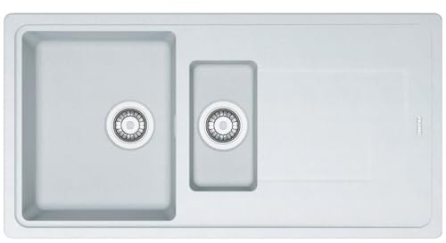 Franke Gemini GMD651WH 1.5 Bowl Tectonite Reversible Arctic White Kitchen Sink