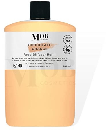 Designer & Fine Fragrance Reed Diffuser Oil Refill 100ml - Highly Concentrated (Chocolate Orange)