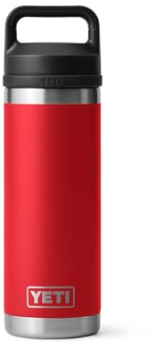 Yeti Rambler 18oz Bottle Chug Rescue Red