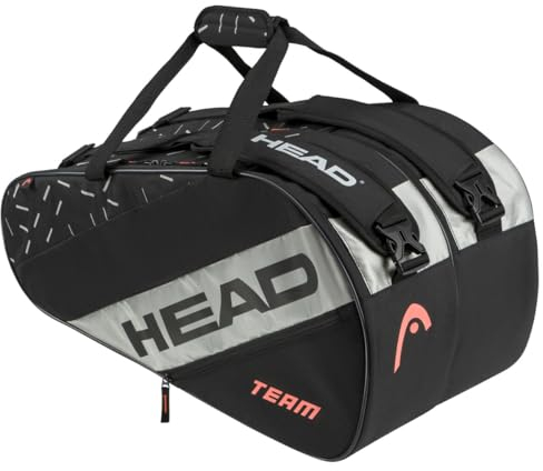 HEAD Team Padel Bag L, Schwarz/Ceramic