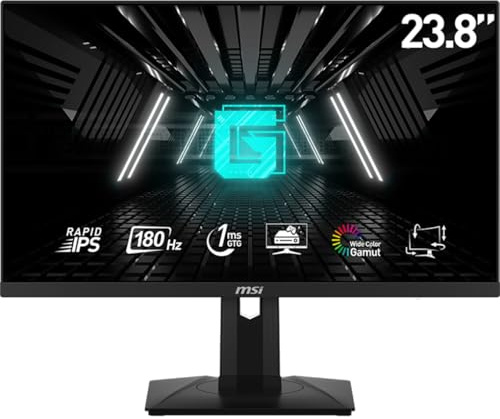 MSI FHD Rapid IPS Gaming Sync Gratuite 1ms 1920 x 1080 180 Taux de rafraîchissement Moniteur de Jeu 24 Pouces (Optix G244PF E2)