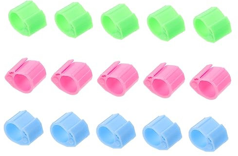 Angoily Taubenbedarf: 20 Bunte Vogelbeinringe Zur Identifizierung