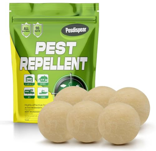 Pesdispear Repellente Topi, Repellente Zanzare, Repellente per Topi Antizanzare Anti Blatte Repellente Scarafaggi Repellente Ragni più Efficace di Repellente a Ultrasuoni 6 Pacchetti