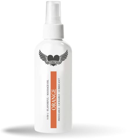 Lovelyness - Gleitgel und Massageöl 2in1 mit Geschmack Kirsche 50ml Gleitmittel auf Wasserbasis für Gefühlsechtes empfinden