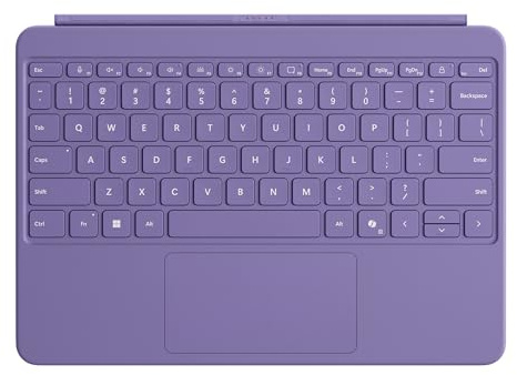Microsoft Surface Pro 12-inch Keyboard | Compatible with Surface Pro Copilot + | Violet