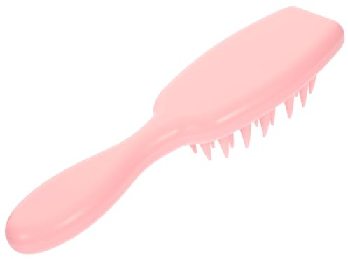 VALICLUD 4 Stück Shampoo-Massagekamm Kopfhaut Schuppen Haarkamm waschen Haarbürste waschen Kämme Haarshampoo-Bürste Haarshampoo Pinsel mit langem Griff Shampoo Pinselgriff Abs Rosa