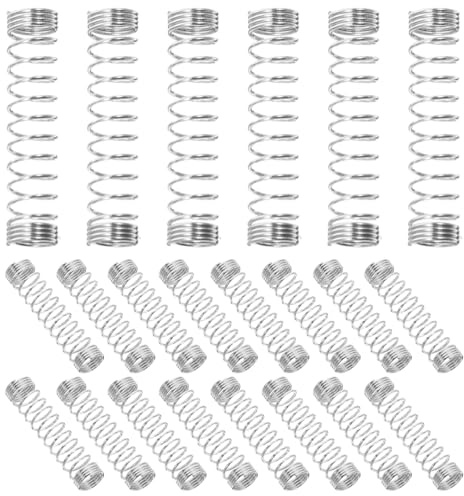 NUOBESTY Lot de 50 plumes de compression en acier inoxydable - Diamètre extérieur - Petit ressort de compression pour stylo à bille - Remplacement mécanique pour bureau, école, maison