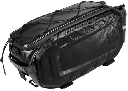 yybng Bolsa Trasera para Bicicleta | 17L Alforjas Grandes Reflectantes Impermeables,Bolsa De Portaequipajes - para Ciclismo Diario Al Aire Libre Viaje Playa Montaña Jardinería