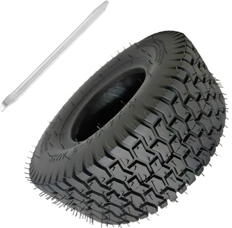 11x4.00-5 Pneu Avant pour Tondeuse À Gazon, 11 4.00 5 Universel Anti-crevaison avec Démonte-Pneu De 12 Pouces Convient Aux Tracteurs Tondeuses Autoportés Aux Voiturettes De Golf