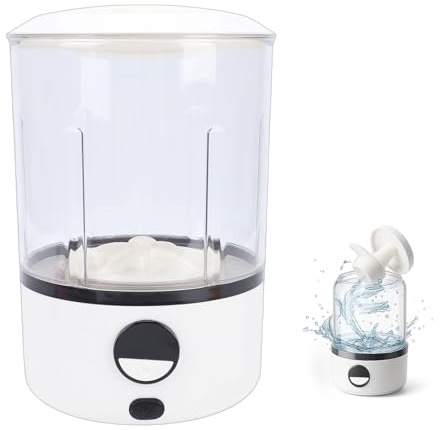 VBESTLIFE Machine à Laver les Sous-Vêtements, Machine à Laver Portable 2 L, Laveuse de Sous-Vêtements Rechargeable, Nettoie en Profondeur les Petits Vêtements pour Dortoir, Camping-car,