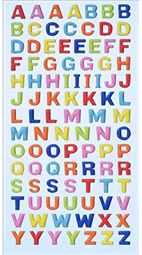Creapop SOFTY-Stickers Grossbuchstaben, bunt 3451114