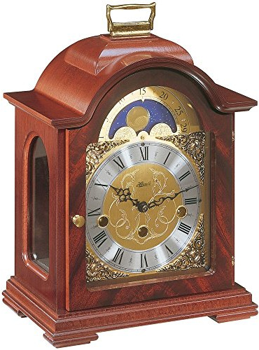 Hermle Uhrenmanufaktur Tischuhr, Braun, 30x21x14cm