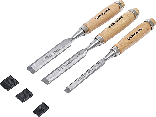 BGS Diy 50240 | Stechbeitel-Satz | 10 / 16 / 20 mm | 3-tlg.