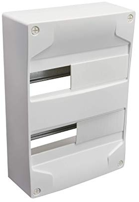 DEBFLEX Coffret MODULAIRE Vide 2 RANGEES 26 MODULES 250X365X103MM Blanc