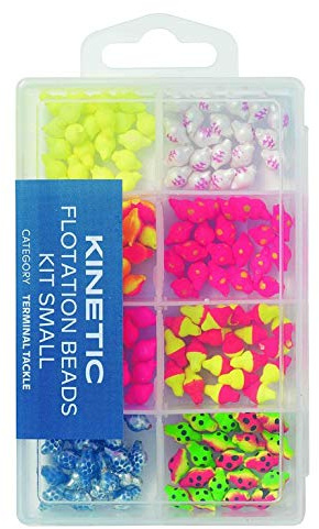 Kinetic Flotation Beads Kit - Auftriebsperlen in verschiedenen Größen und Farben, hoher Auftrieb, inkl. Box
