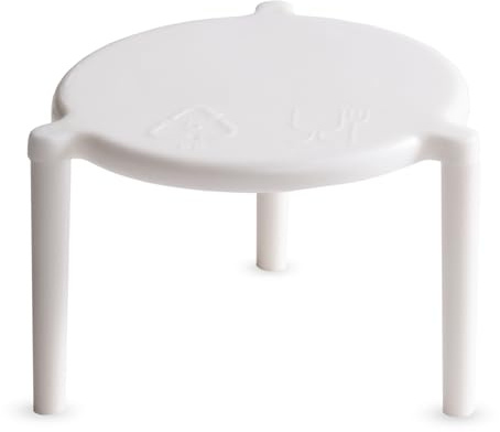 Everest Adv - 250 Abstandshalter für Pizzakartons für den Sport | Höhe 3 cm | Pizza-Saver | Weiß | 250 Stück