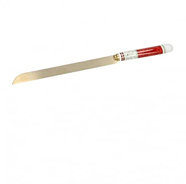 BRANDANI Tortenmesser Old Gold Edelstahl mit Keramikgriff, Konditorei Zubehör