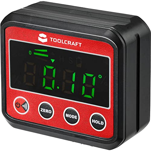 TOOLCRAFT TO-7308984 Digitale Wasserwaage mit Magnet 68.4 mm 360 ° 0.1