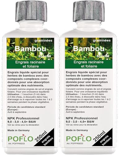 Engrais liquide pour bambou Engrais HIGH-TECH pour bambous et graminées 500ml