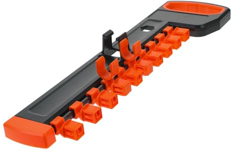 Hemobllo Soporte De Llave De Tubo Para Organizador De Llaves Estante De Almacenamiento Para Guardar Soporte De Trinquete Taller Automotriz