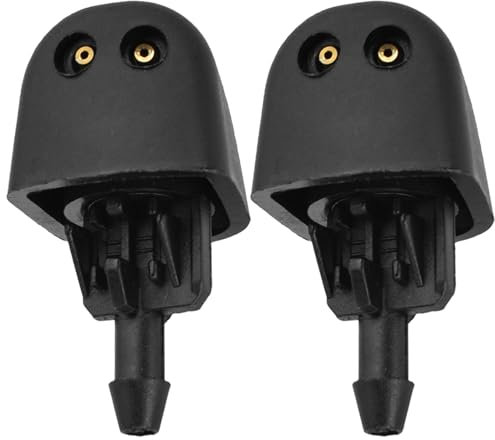 ZEPHYX 2X Scheibenwaschdüsen vorne Wasserdüsen Spray 93160047 7700823915, for Renault, Trafic II X83, for Opel, for Vauxhall, Vivaro Primastar Windschutzscheiben-Sprühdüse