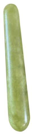 BCOATH Natürlicher Jade Massagestab Jade Roller für Gesicht Leicht Tragbar zur Entspannung und Durchblutung Grün