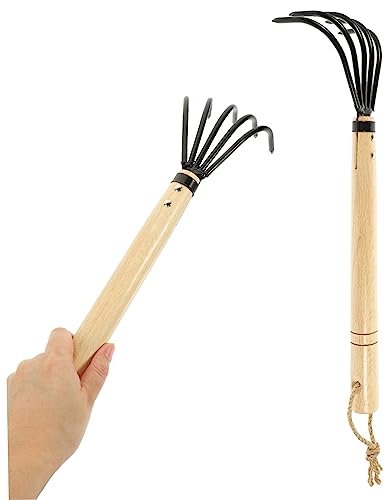 SEWOART Râteau à Palourdes à Dents Outil Pratique pour Creuser Coquillages Plage Érgonomique Et Multifonctionnel