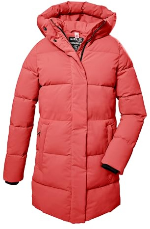 G.I.G.A. DX Donna Parka trapuntato/Parka funzionale con cappuccio GW 1 WMN QLTD PRK, dunkelkoralle, 42, 41337-000