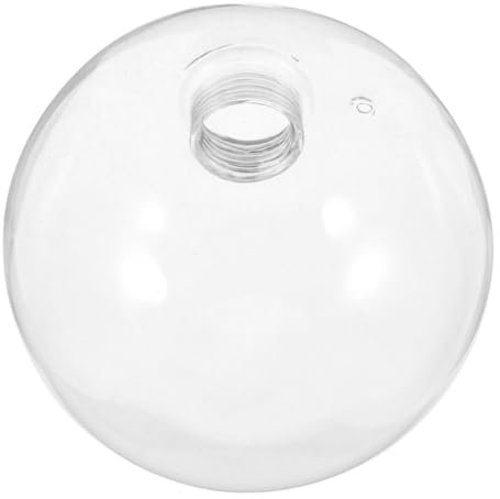 Warmhm Glass Lampshade Round Globe Ceiling Light Cover Replacement Glass Chandelier Cover for Home Office Decor