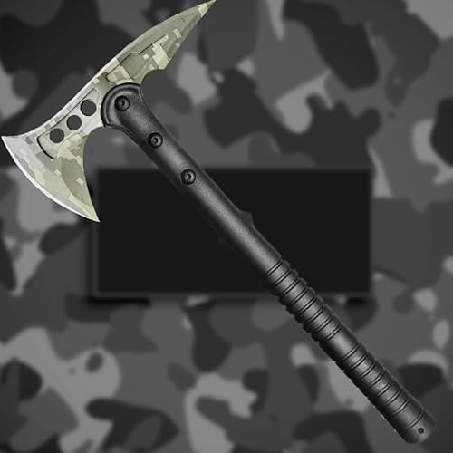 Tactical Tomahawk-Design AXT schwarz MIT KOPFTASCHE Rettungsaxt Camping Axt Beil Maq2083B (Maq2083C)