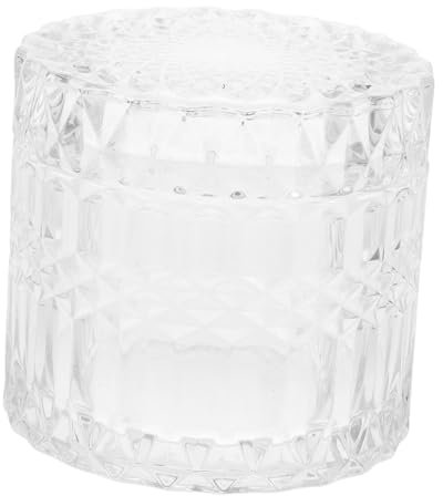 Cabilock Bocal Verre Avec Couvercle Pot à Bonbons Récipient Pour Aliments Secs Pot à Thé Présentoir De Décoration