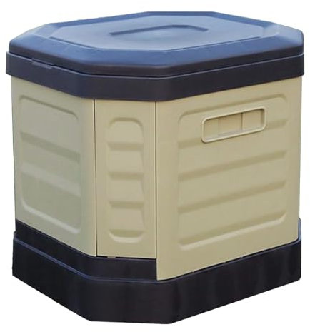 Weqizuerqi Tragbare Toilette für Erwachsene, zusammenklappbar, kompakt, für Sanitär, Outdoor, Camping, Picknick, Van Road Trip Wandern
