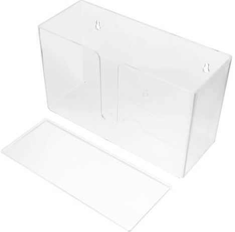 JECOMPRIS Porta Toallas Dispensador Tapa Transparente Diseño Versátil para Baño Cocina y Oficina