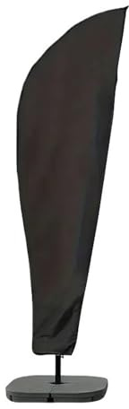 WAFOHSR Parasol Cover 420D Umbrella Cover with Rod, Windproof Umbrella Cover for 2 To 3 M Large, UV Garden Umbrella Umbrella Umbrella Umbrella Umbrell Easy To Clean(205cm 57x48x25cm)