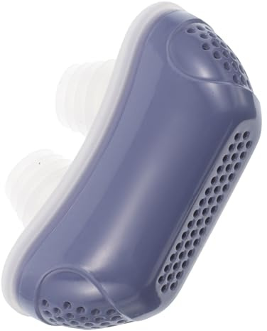 ADOCARN Dispositivo Eléctrico Antironquidos Compacto Azul, Solución Transpirable Almohadillas Nasales Para Hombres y Mujeres, Mejora Respiración Nasal, Adecuado Para Dormir y Viajar