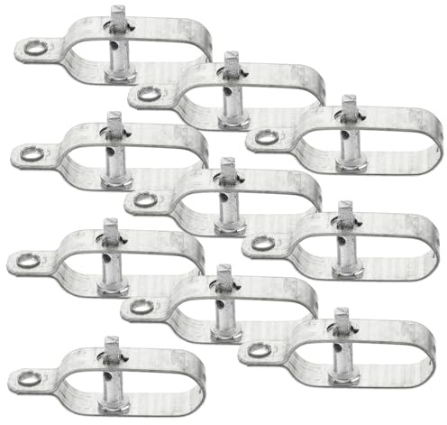 Yardenfun 10 Pezzi Tenditore per Heavy Duty in Ferro Resistente alla Ruggine per Tensione Fili e Corde Strumento Stabile e Durevole per Uso Agricolo e Industriale