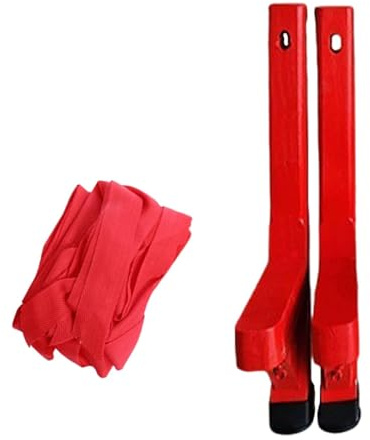 TTETTZ 2 Stück Holzstelzen Erwachsene Kinder Gleichgewichtsspiel Volkskunst Gehhilfe Strapazierfähige Holzmaterialien Authentische Handwerkskunst für Feste B, Länge 45 cm
