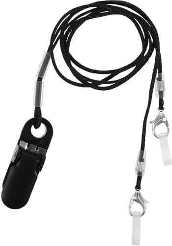Abaodam verlustsicheres leichtem für hörverstärker clip trageband zur abs nylon schwarz sicheren befestigung aus aktive senioren und ältere nutzer