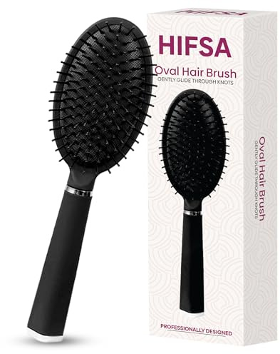 Hair Brush Women Detangling Blow Drying Paddle Hair Brush Professional Flexible Nylon Bristles Anti Frizz Styling Comb For Wet Dry Hair Ideal For Men Women Hair Salon Accessory(1pc)