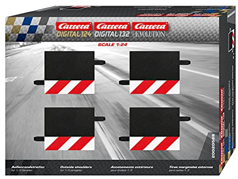 Carrera - 20020588 20020588 - Randstreifen 1/3 Gerade (2), 5 x 52 x 22 cm