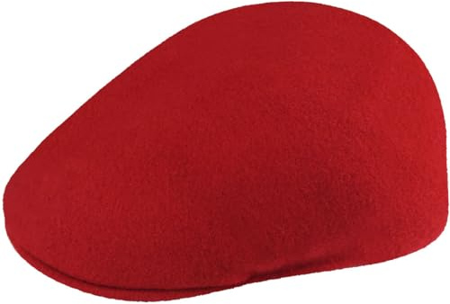 Kangol 504 Flexfit Mütze Flatcap Schirmmütze Herren - Schiebermütze Wollcap mit Schirm Herbst Frühjahr Winter Sommer Frühling-Sommer Herbst-Winter